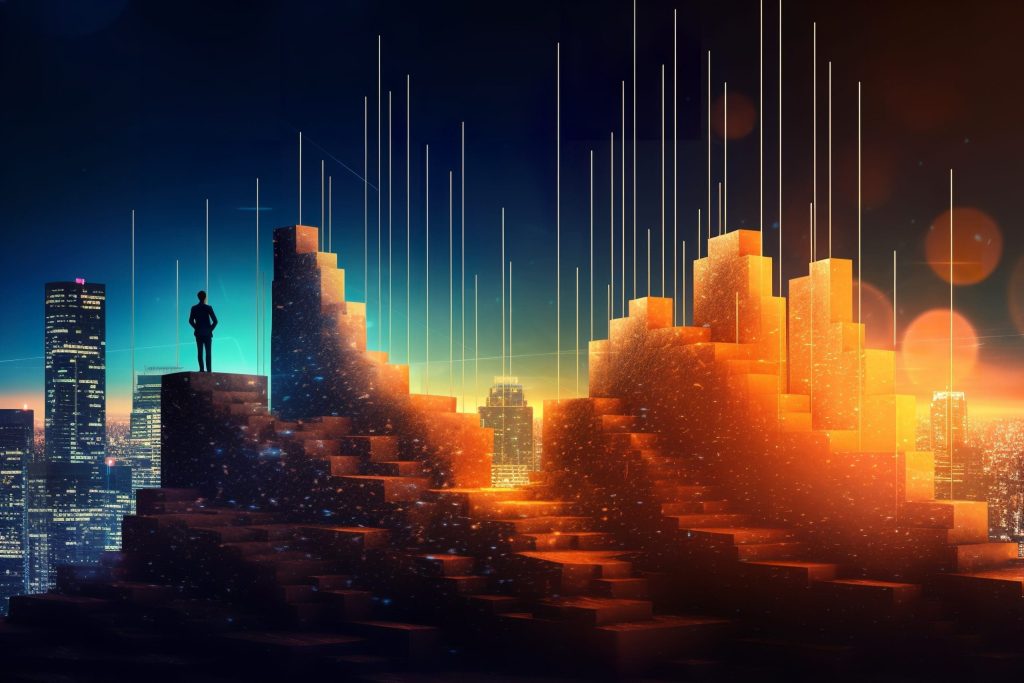 business success visual showing concept business success visual showing concept