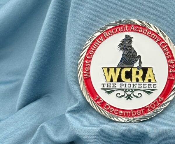 West County Recruit Academy | Challenge Coin Side 1 | OneStop Northwest LLC