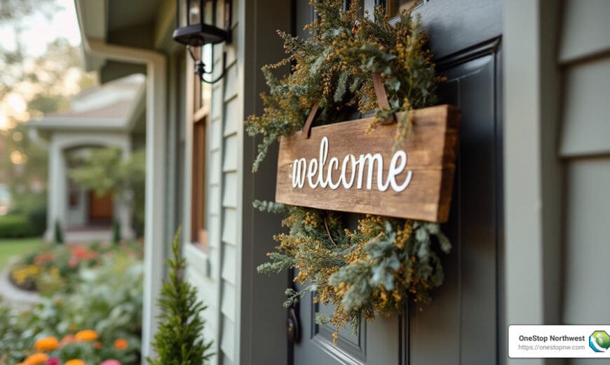 Unique Personalised Door Signs to Welcome Guests 12 personalised door signs