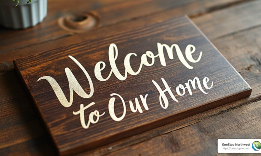 Unique Personalised House Signs for Every Style 8 personalised house signs