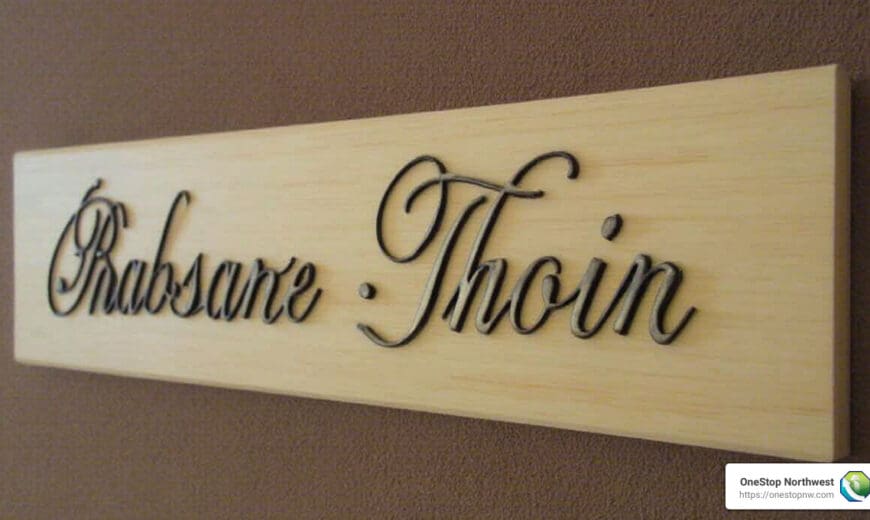Unique Personalised Name Plaques for Your Home 13 personalised name plaque