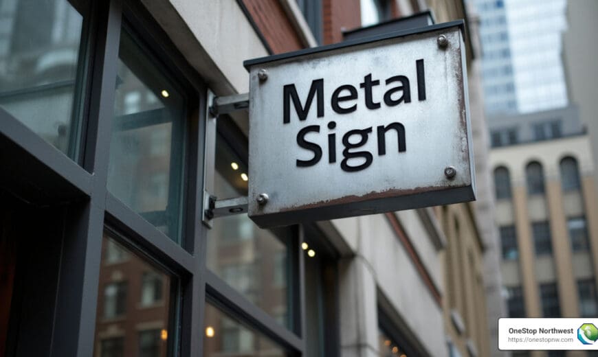 Your Guide to Custom Metal Signs: Quality, Durability, and Style 13 metal sign company