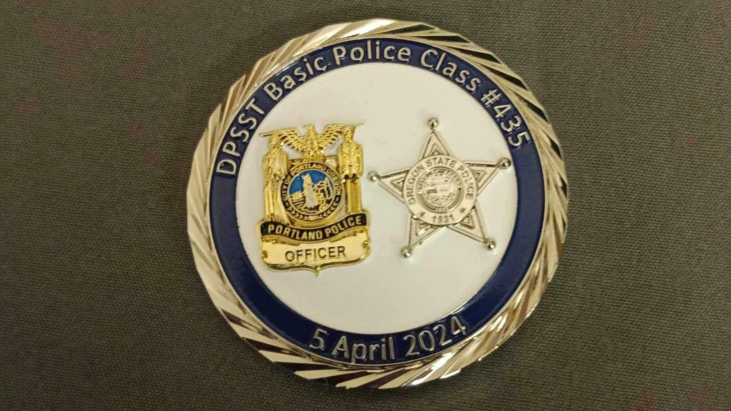 or dpsst challengecoin front