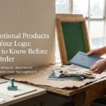 Professional header image for educational tutorial: Promotional Products with Your Logo: What to Know Before ...