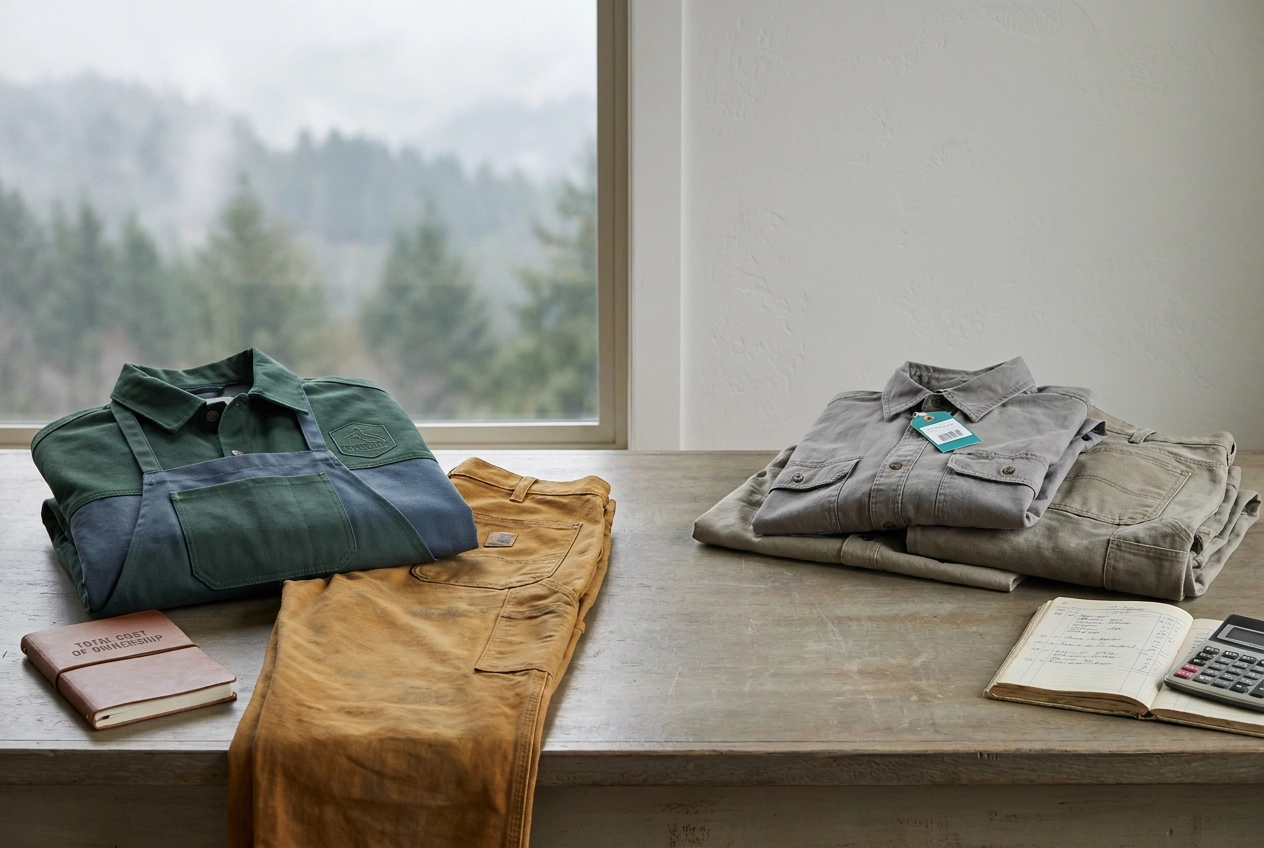 Branded Uniforms vs. Off-the-Shelf Workwear: What Organizations Actually Save With Custom Apparel Professional header image for comparison analysis: Branded Uniforms vs. Off-the-Shelf Workwear: What Organiz...