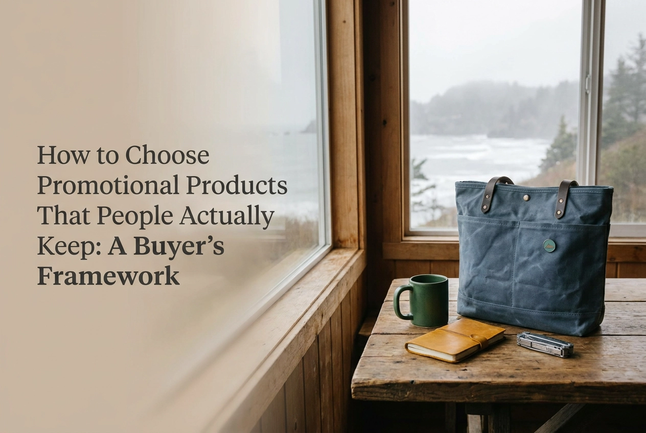 Professional header image for step-by-step guide: How to Choose Promotional Products That People Actually K...