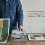 Professional header image for comparison analysis: Commercial Printing Formats Explained: Offset, Digital, a...