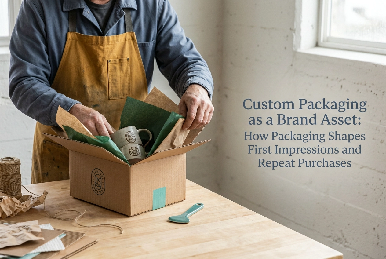 Custom Packaging as a Brand Asset: How Packaging Shapes First Impressions and Repeat Purchases Professional header image for industry analysis: Custom Packaging as a Brand Asset: How Packaging Shapes F...