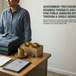 Professional header image for industry analysis: Government Procurement for Branded Products and Uniforms:...